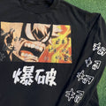 Vintage My Hero Academia Deku Filled With Rage Longsleeve T-Shirts, Hoodie, Sweatshirt | FlexRushtees.com
