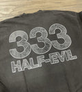 Evil Half Evil 333 Croc Print Logo Black Tee Shirt Xxl 2xl Hoodie, Sweatshirt | FlexRushtees.com