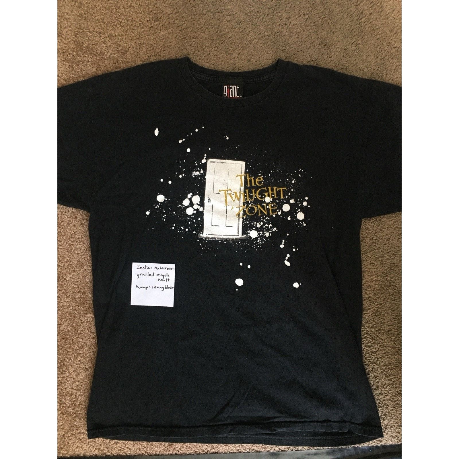 Giant Vintage 2006 Twilight Zone Tee Size Large