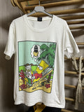 The Simpsons X Vintage Vintage Bart Watching Playboy In Beach Tee