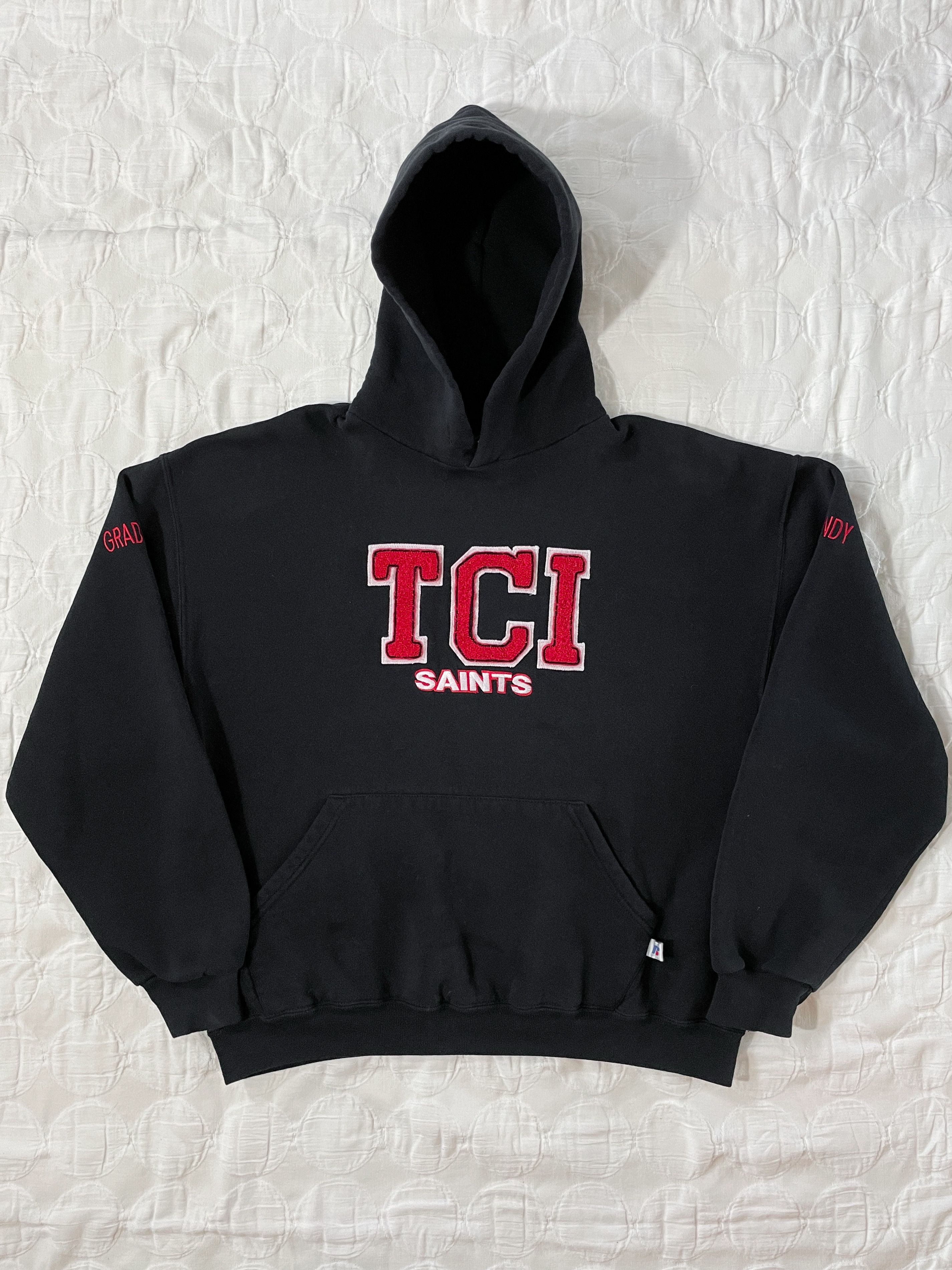 Vintage 2000s Boxy Faded Tci Saint Russell Athletic Sweatshirt