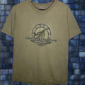 Greats Bayside Great Smoky Mountains Graphic Tee Nature Shirt L Men Beige Cotton Usa Made T Shirt Bo