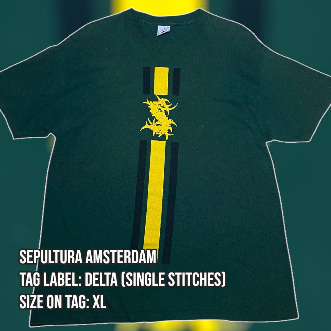 Delta Sepultura Amsterdam Band Tee Hoodie, Sweatshirt | FlexRushtees.com
