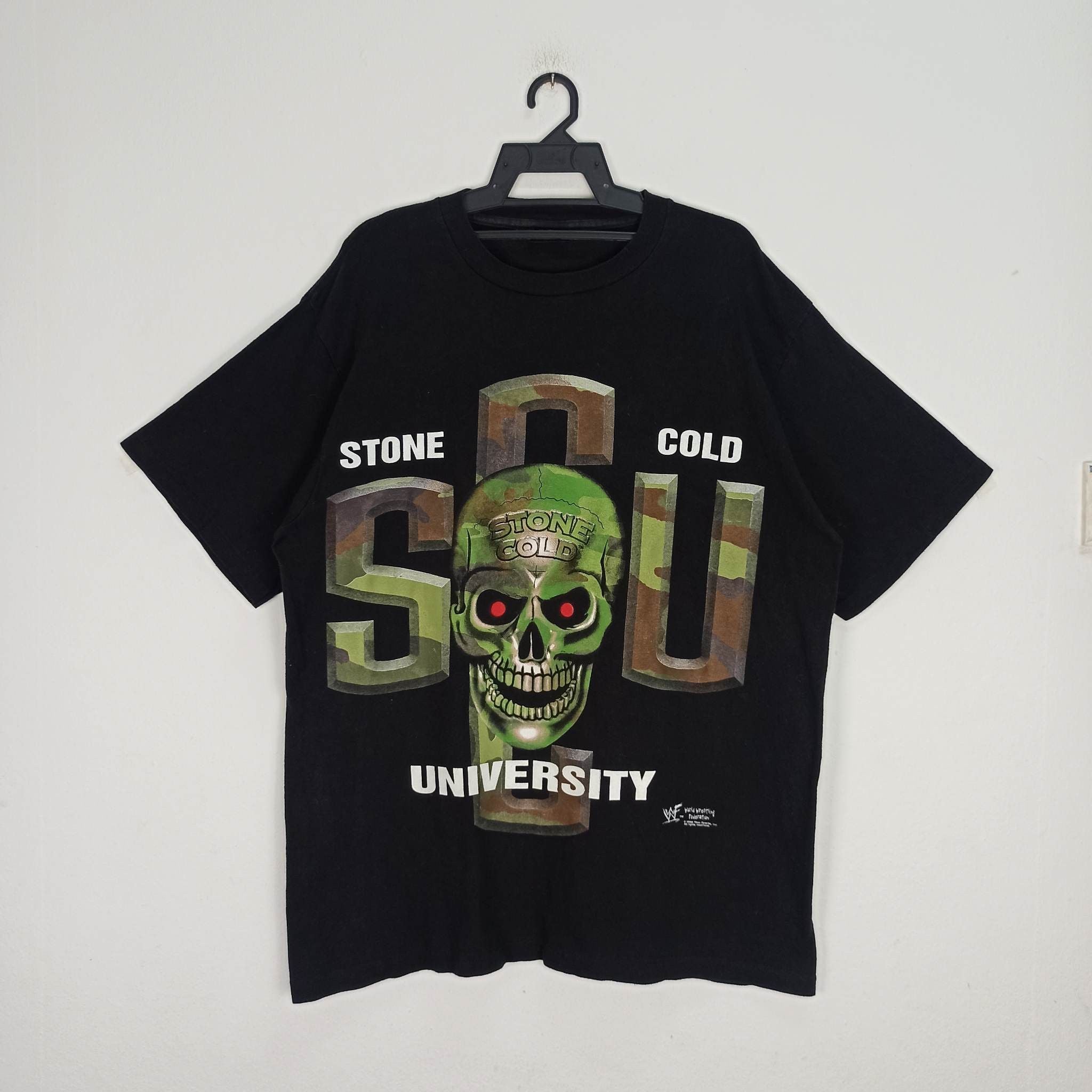 Wcw Nwo X Wwf Rare 90s Stone Cold University School Of Hardknocks Tees Hoodie, Sweatshirt | FlexRushtees.com