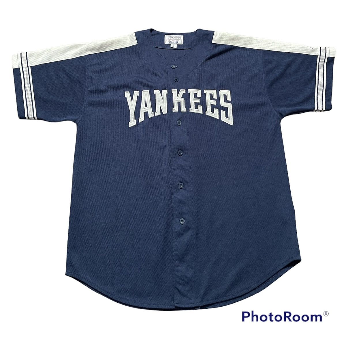 Starter X Vintage E K G Ekg Records Yankees Jersey Xl Piccalo Miami Rap Tee