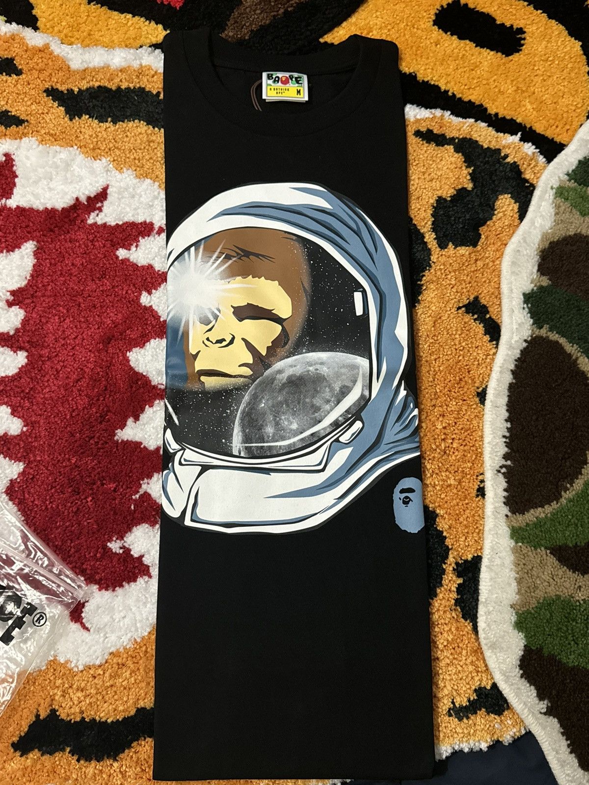 Bape Space Ape Tee Black Medium