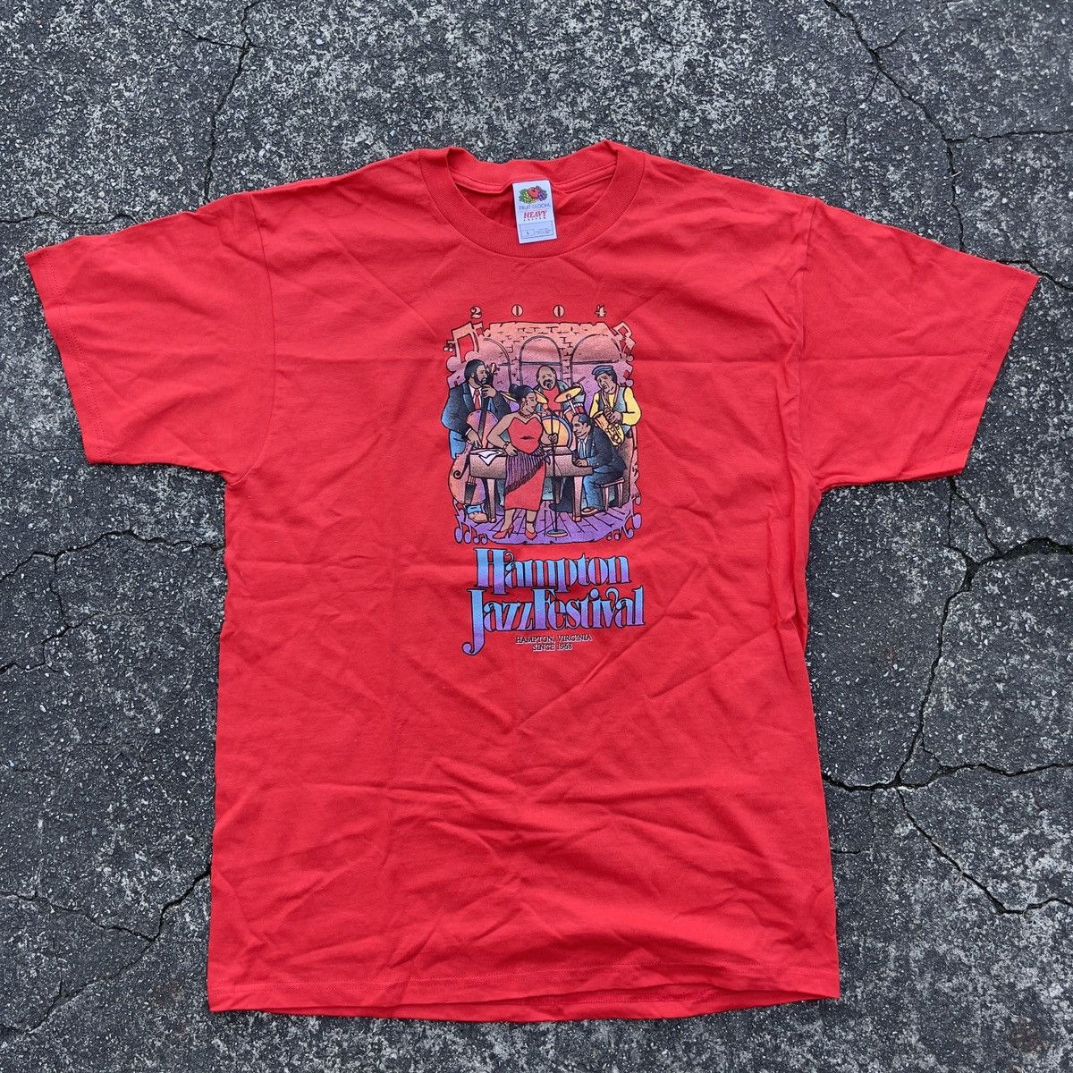 Vintage Fruit Of The Loom 2004 Hampton Jazz Fest Shirt