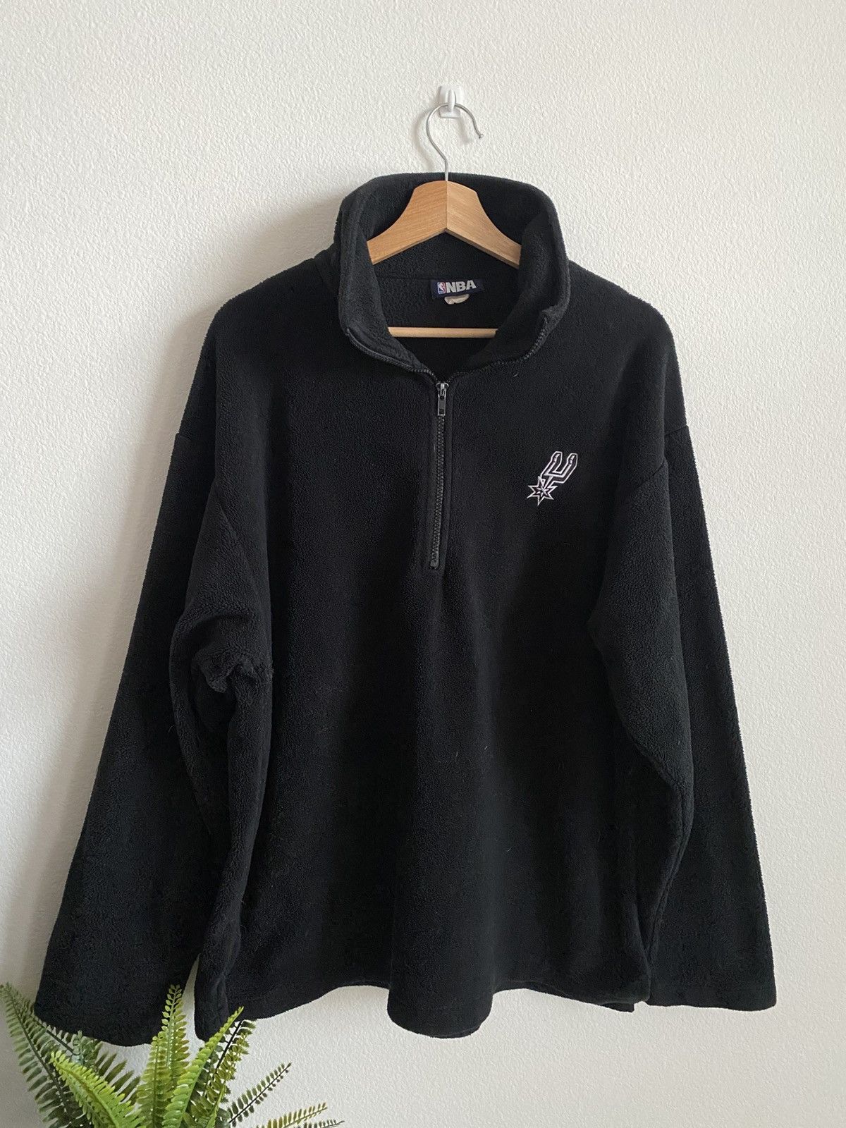 Nba San Antonio Spurs Quarter Zip Sweater