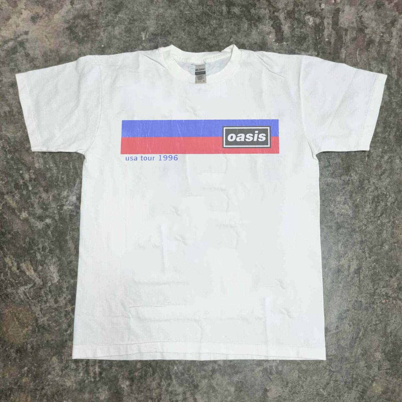 Band Tees Oasis White T Shirt Hoodie, Sweatshirt | FlexRushtees.com
