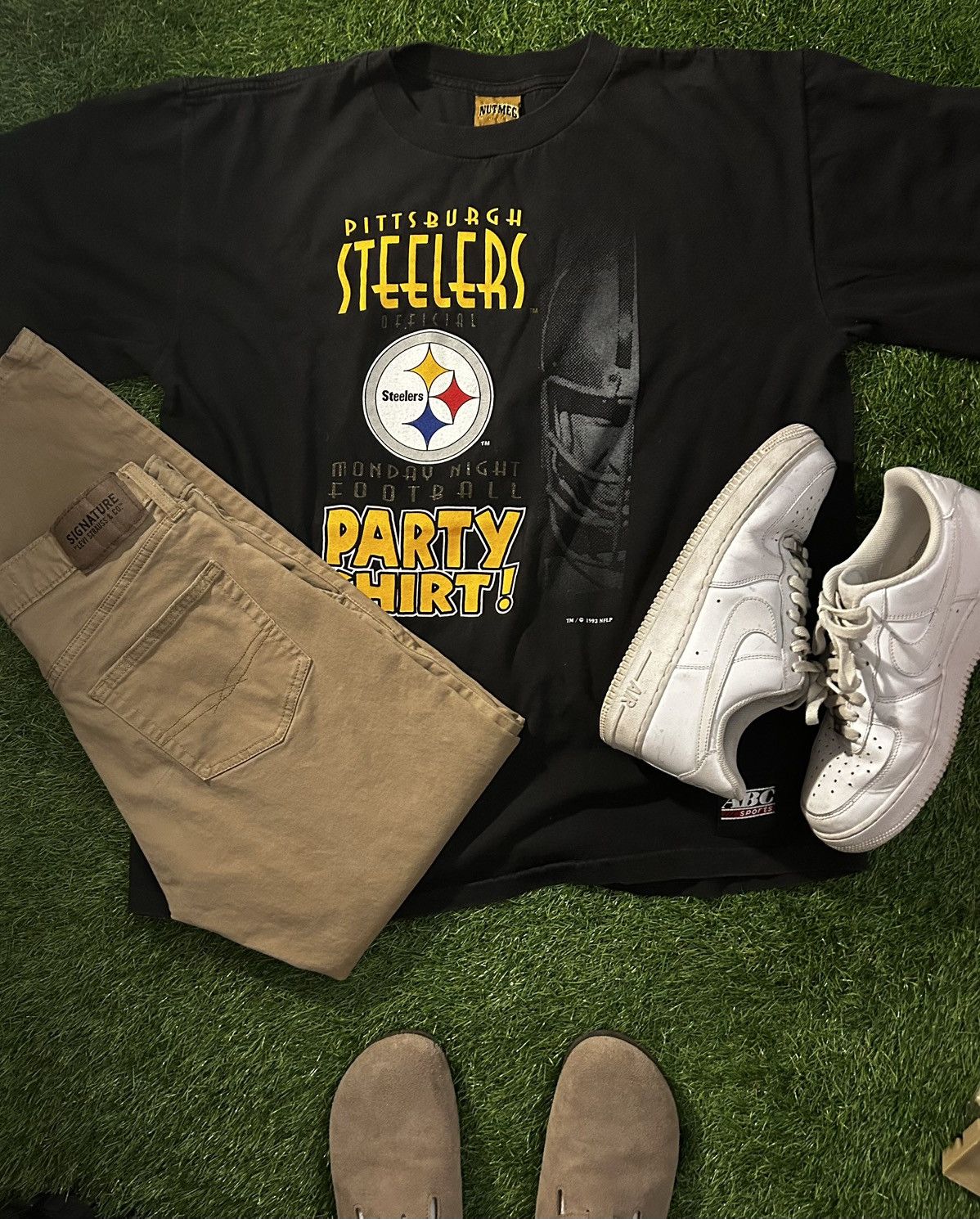 Vintage 1993 Steelers Nutmeg Tee