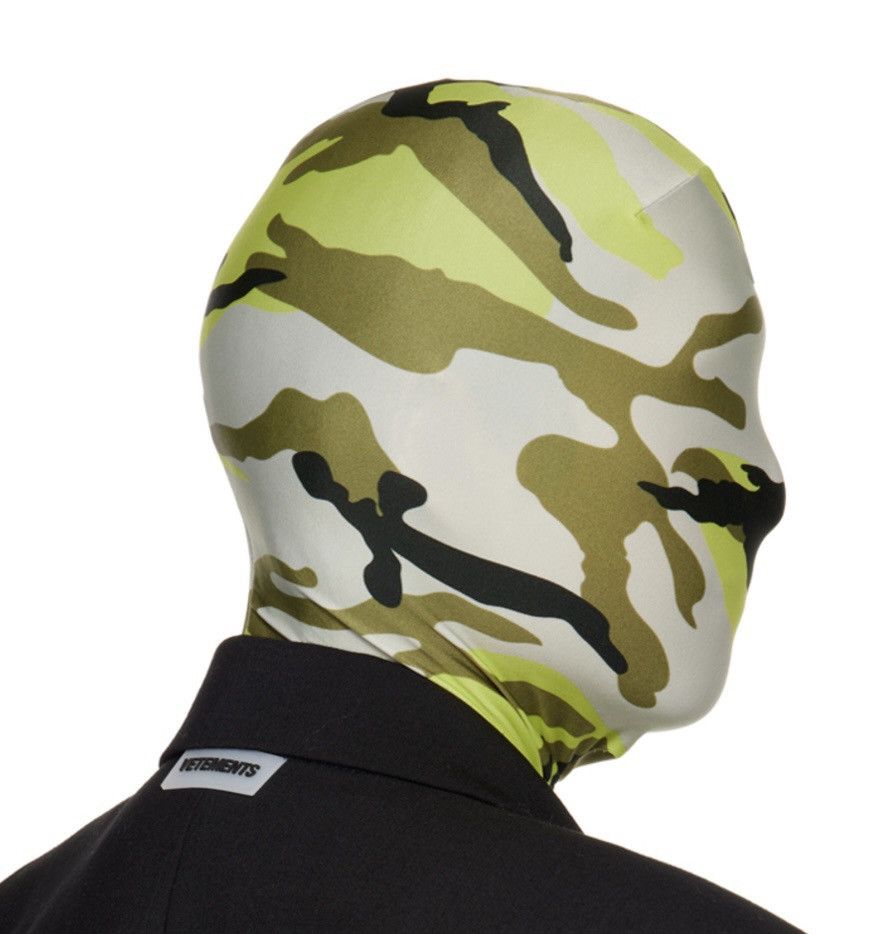 Vetements Khaki Camo Face Mask T-Shirts, Hoodie, Sweatshirt | FlexRushtees.com