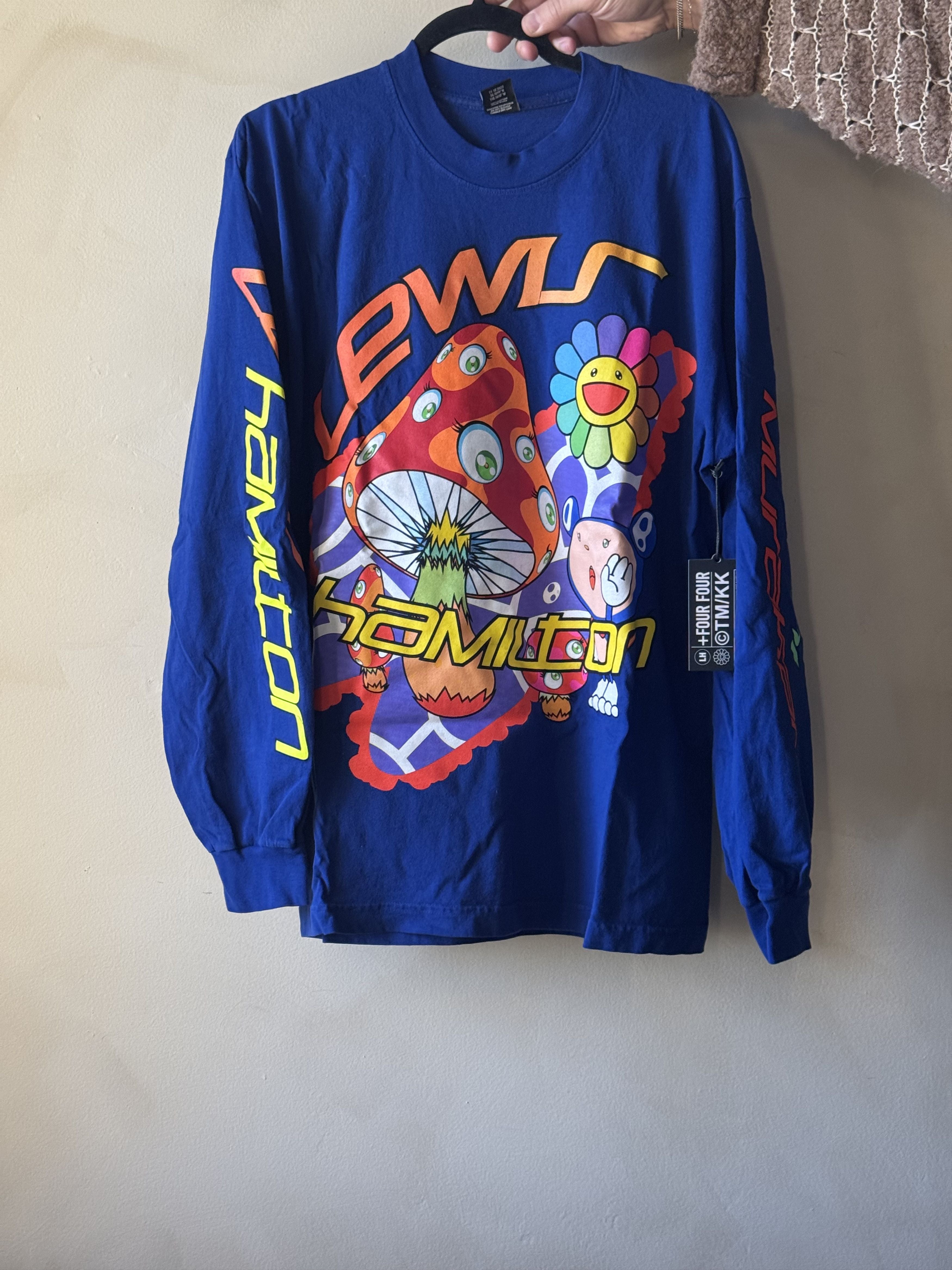 Murakami 44 Takashi Murakami Psychedelic Race Long Sleeve Tee