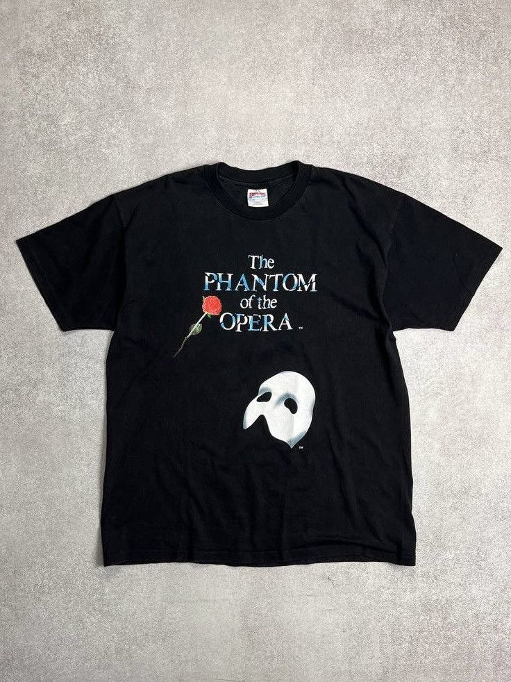 Vintage Phantom Of The Opera Kanye West Style Boxy T Shirt Hoodie, Sweatshirt | FlexRushtees.com