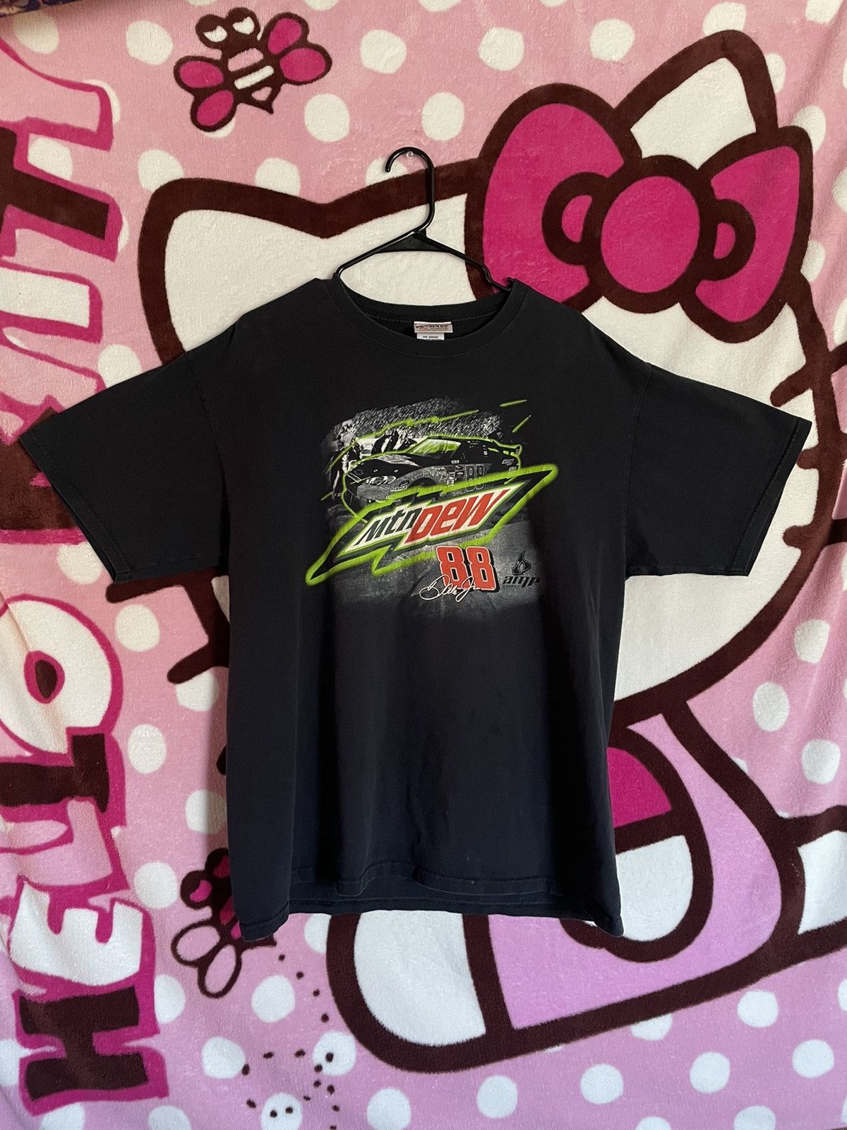Vintage Dale Jr X Mountain Dew Tee Shirt