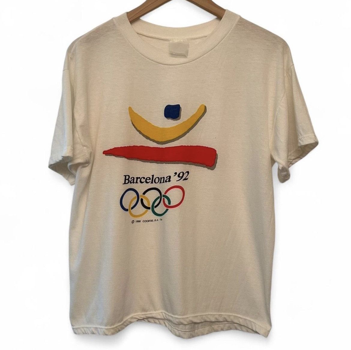 Vintage 92 Olympic Barcelona Tshirt Szs