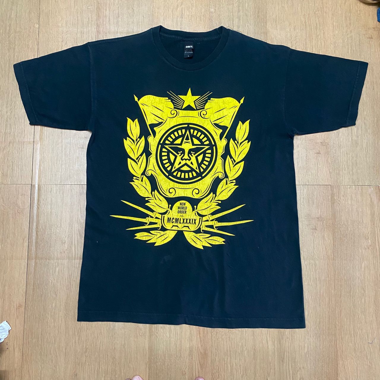 Vintage Obey New World Order Streetwear Tshirt Hoodie, Sweatshirt | FlexRushtees.com