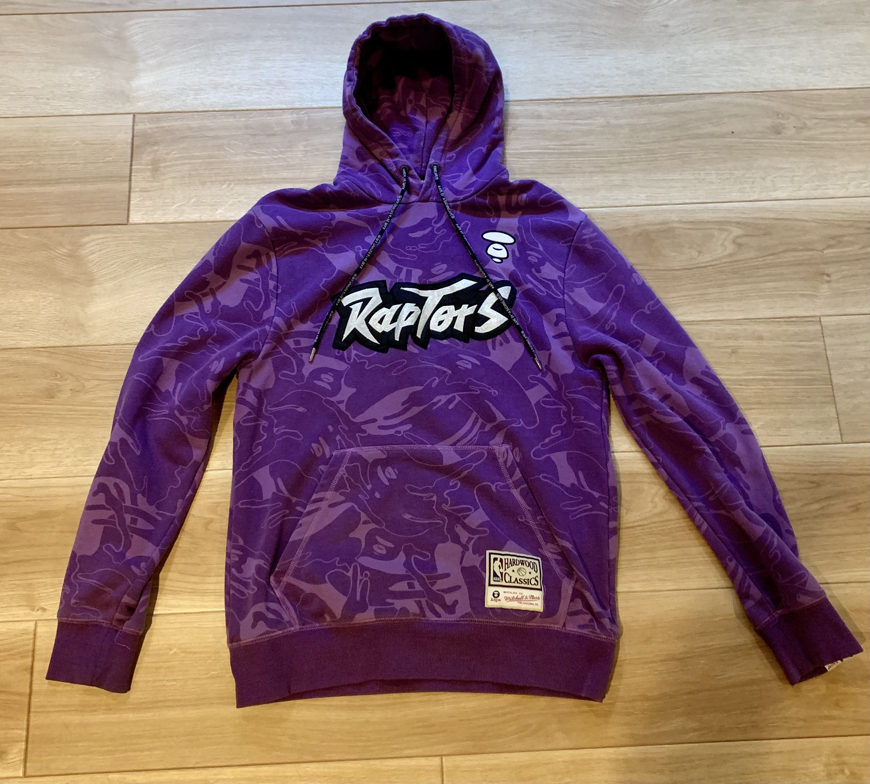 Mitchell Ness Raptors Aape By Bape Hoodie