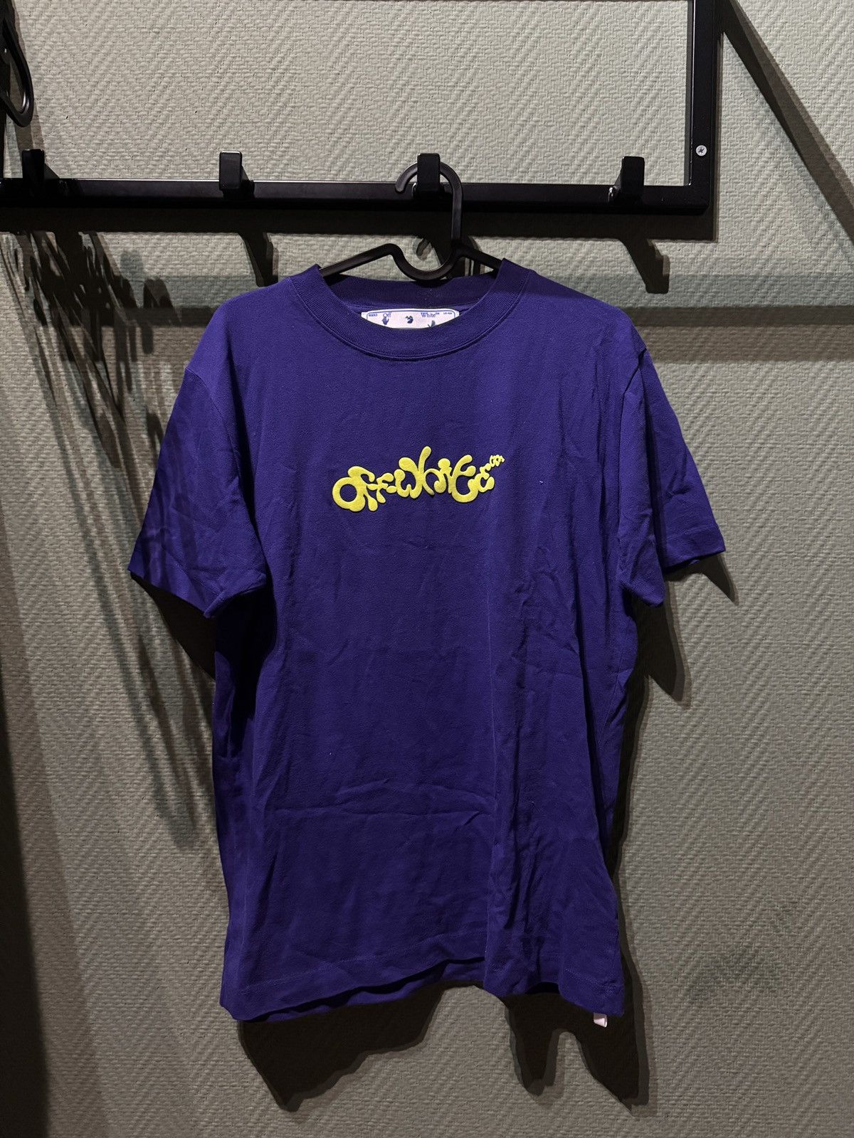 Off White Purple And Yellow Off White T Shirt Hoodie, Sweatshirt | FlexRushtees.com