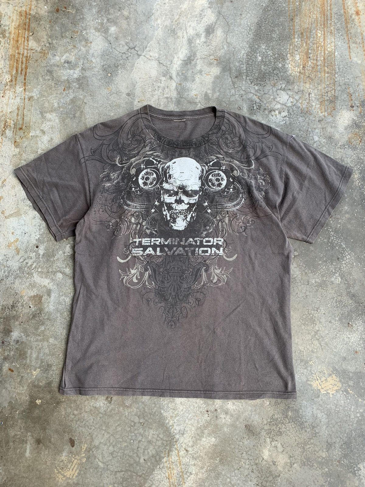 Vintage Y2k Terminator Salvation Movie Tshirt