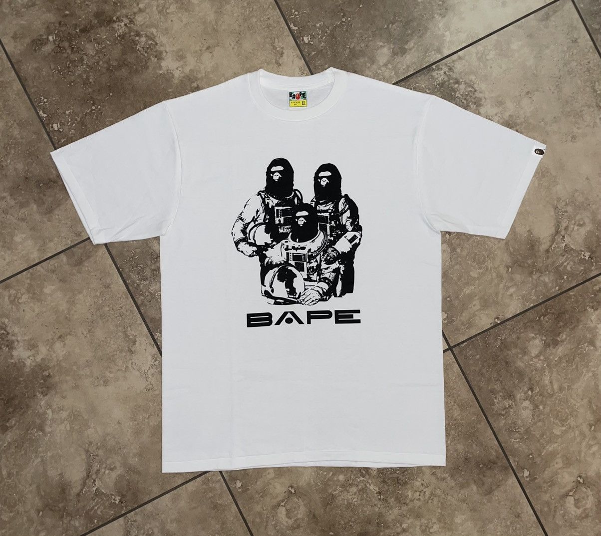 Bape A Bathing Ape Bape Astronauts T Shirt White Size Xl