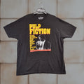 Vintage Pulp Fiction Shirt Men 2x Black Short Sleeve Tee Movie Promo Graphic Print Crew Neck T Shirt Hoodie, Sweatshirt