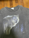 Vintage Early 90 S Wolf Art Tee Hoodie, Sweatshirt | FlexRushtees.com