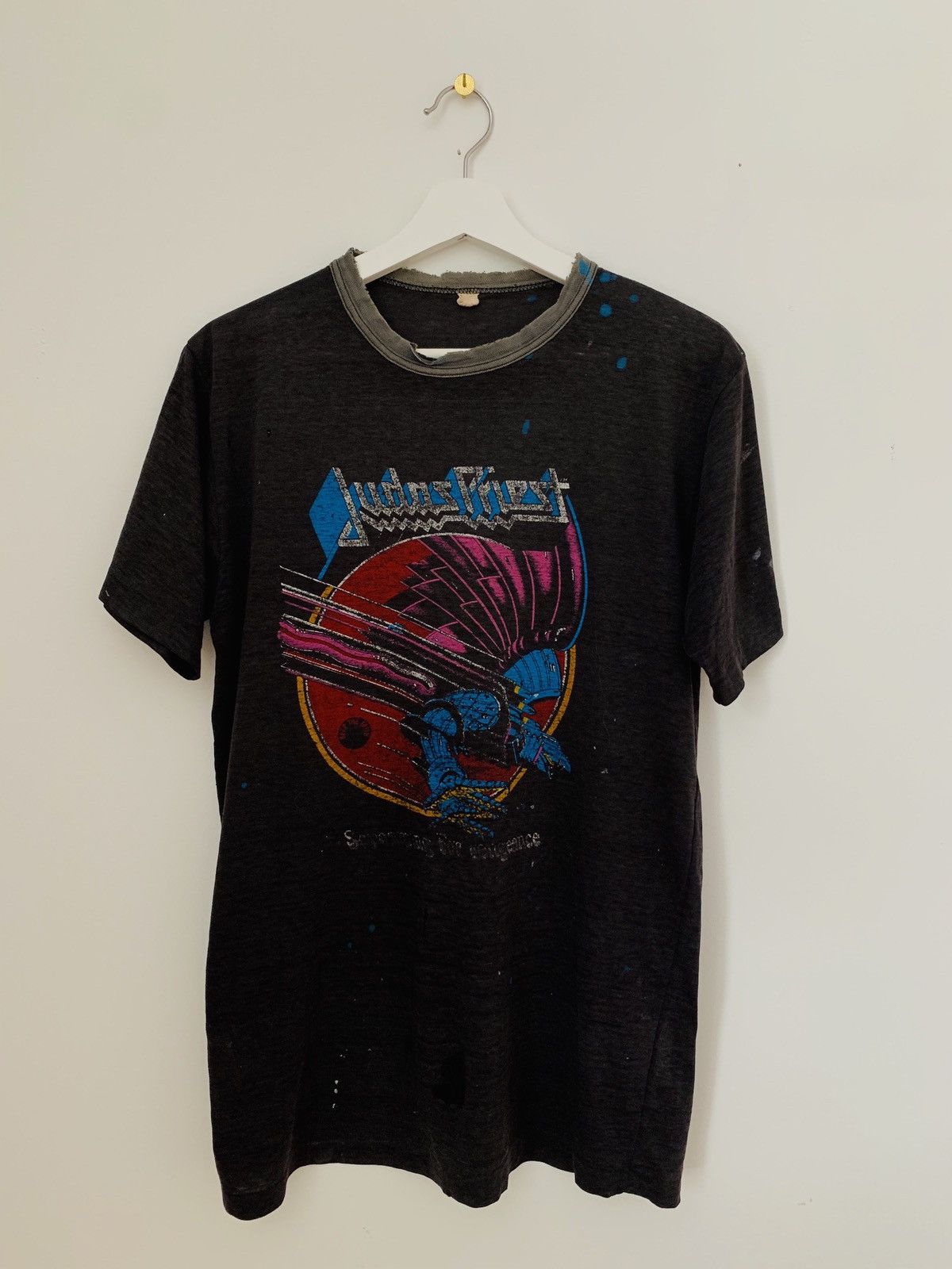 Vintage Judas Priest Band Tee 80 S Hoodie, Sweatshirt | FlexRushtees.com
