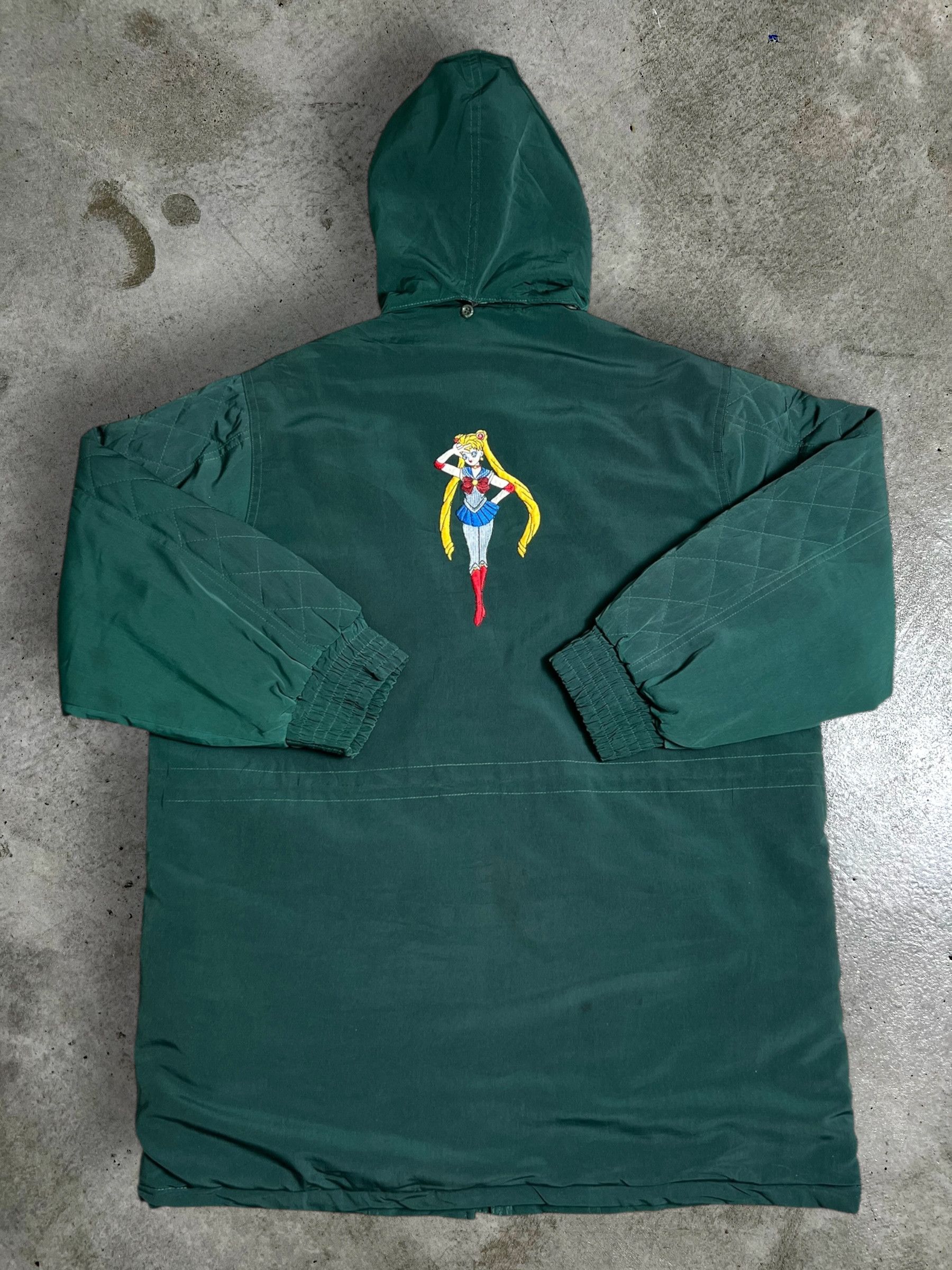 Anime Vintage Sailor Moon Embroidery Parka Jka423 T-Shirts, Hoodie, Sweatshirt | FlexRushtees.com