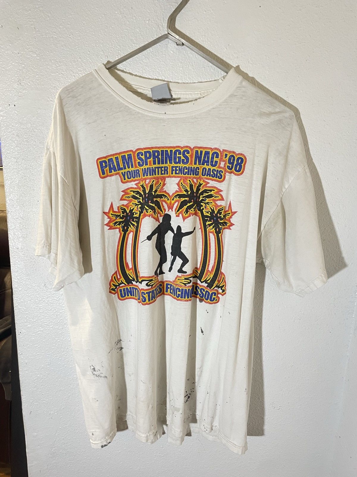 1998 Vintage Palm Springs Nac Tee Hoodie, Sweatshirt | FlexRushtees.com
