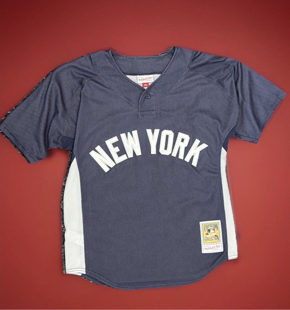 Ness Mitchell And Ness Mlb Size Medium Derek Jeter Number