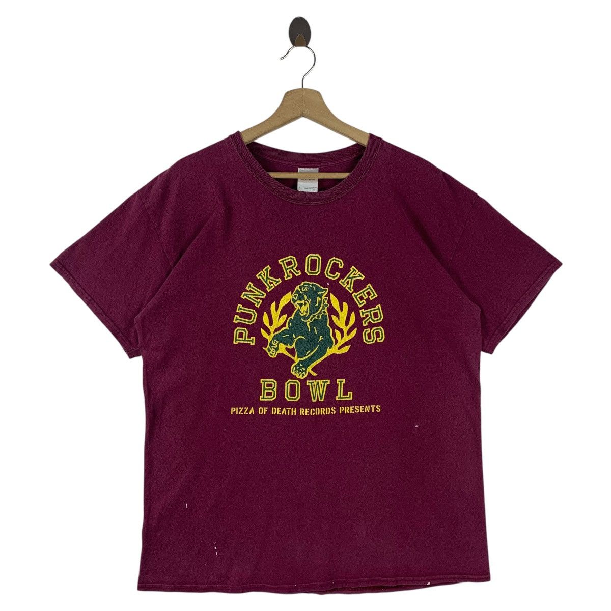Vintage Pizza Of Death Records Punk Rockers Bowl Tee Hoodie, Sweatshirt | FlexRushtees.com