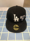 New Era Los Angeles Dodgers Black Fitted 7 3 8