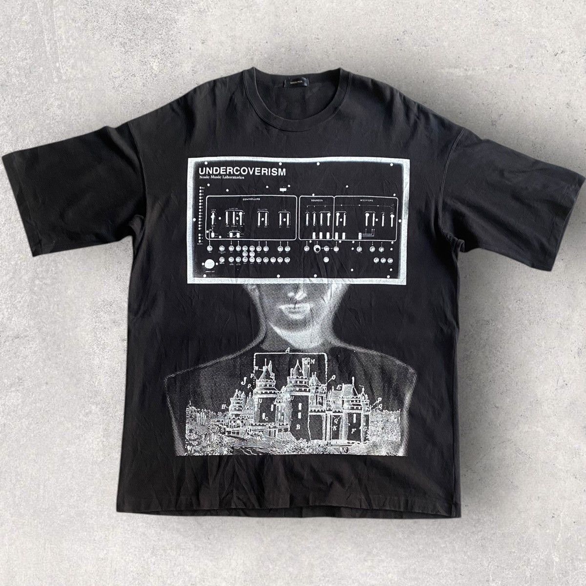 Undercover Undercoverism Noise Music Laboratories Oversized Tee Hoodie, Sweatshirt | FlexRushtees.com
