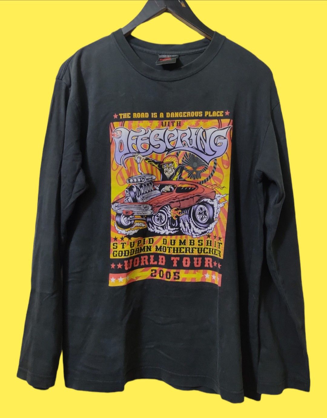 Vintage Y2k The Offspring Japan Tour 2005 Band Shirts Hoodie, Sweatshirt | FlexRushtees.com
