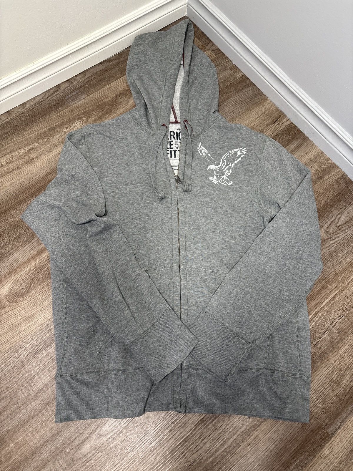 Eagle Outfitters American Eagle Essential Grey Zip