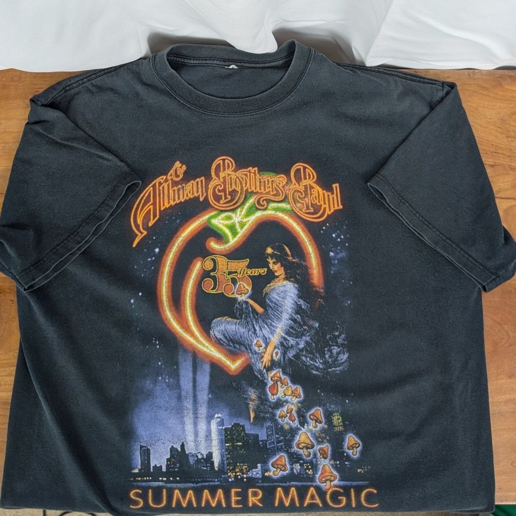 Vintage 2004 Dated Allman Brothers 35 Years Summer Magic T Shirt Hoodie, Sweatshirt | FlexRushtees.com