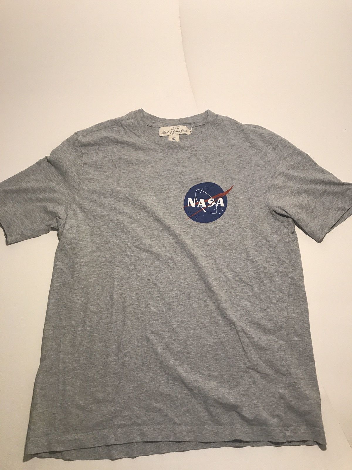 Nasa Grey H M Short Sleeve Tee Size M