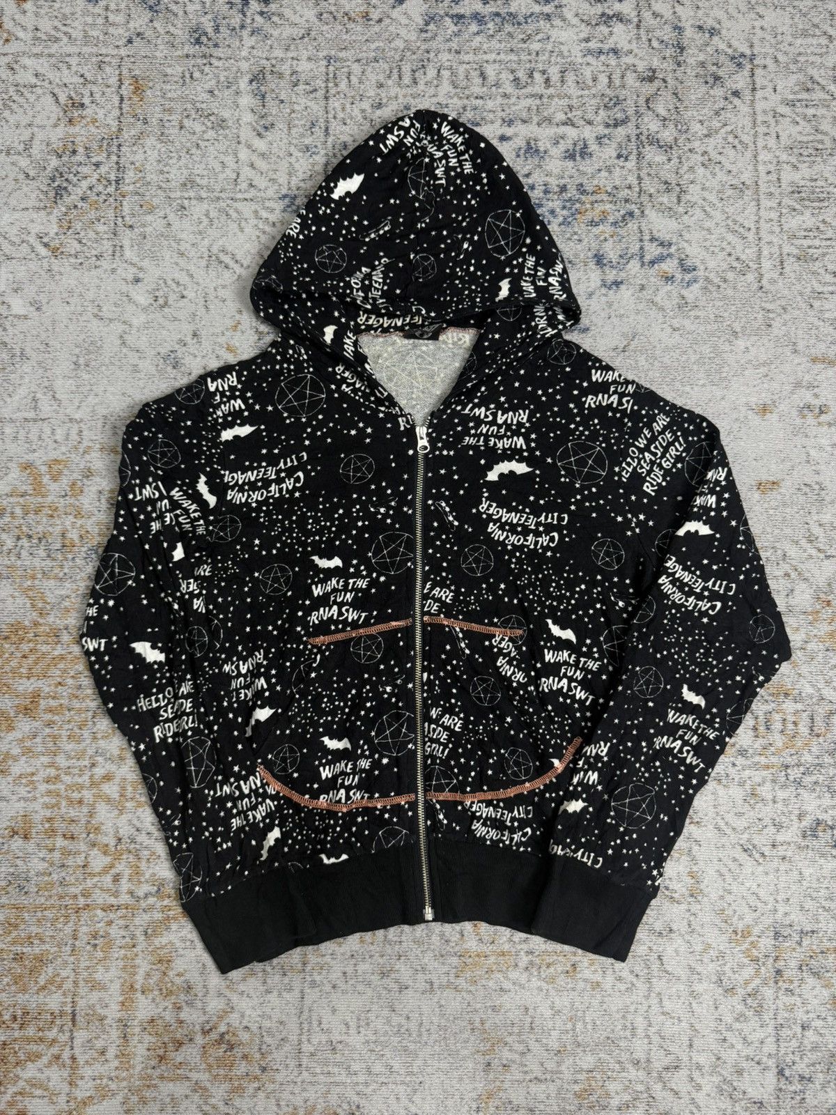 Japanese Brand Rna Sweet Printed Hoodie