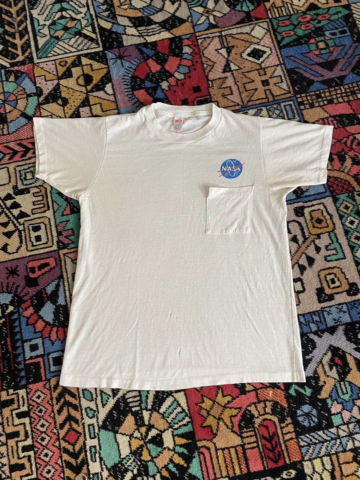 Vintage 80s Nasa T Shirt Size Medium