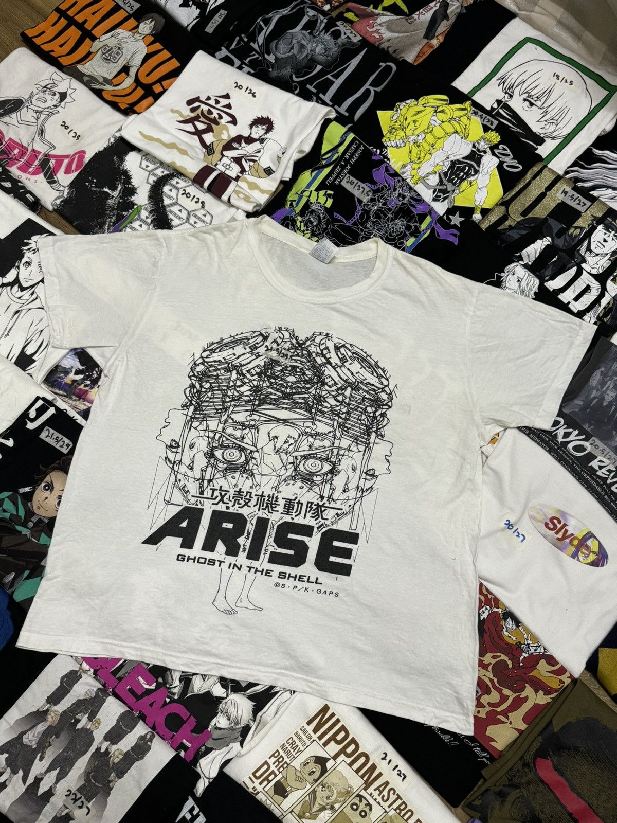 Japanese Brand Anime Rare Ghost In The Shell Promo Tee Hoodie, Sweatshirt | FlexRushtees.com
