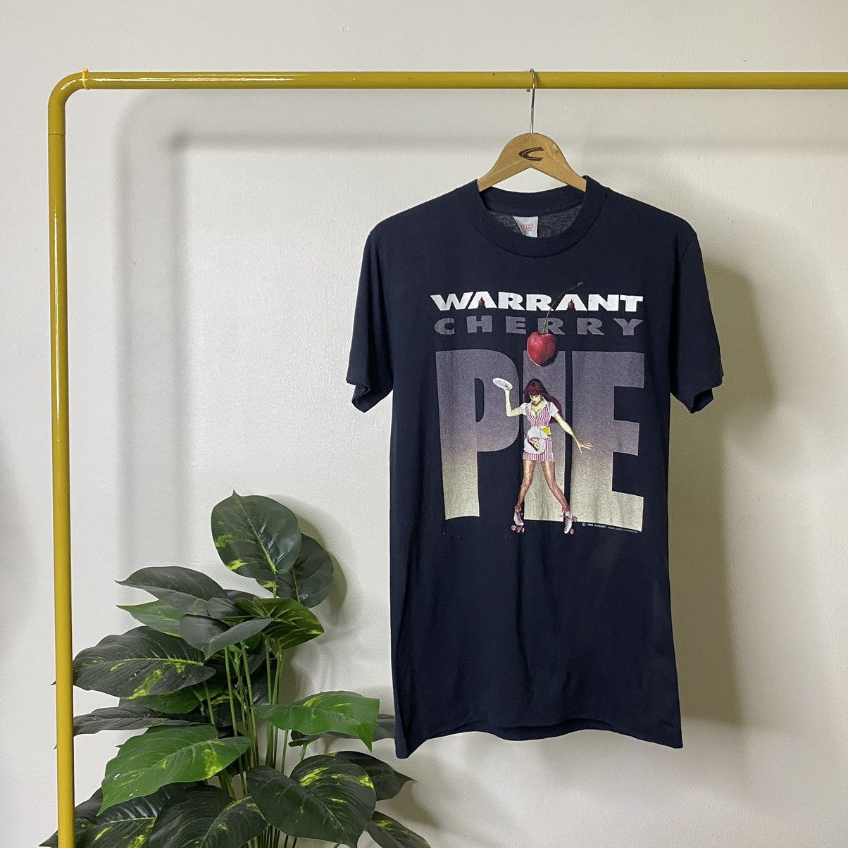 Vintage 1990s Warrant American Glam Metal Band Cherry Pie World Tour