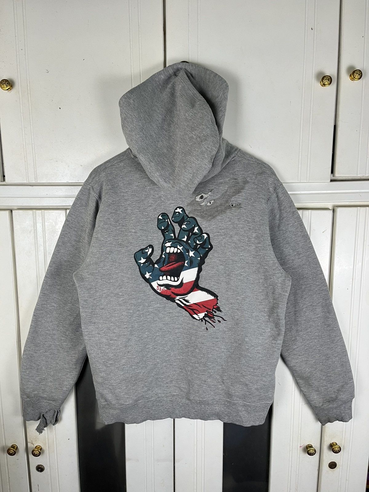 Santa Cruz Skateboards Vintage Santa Cruz Screaming Hand Hoodies