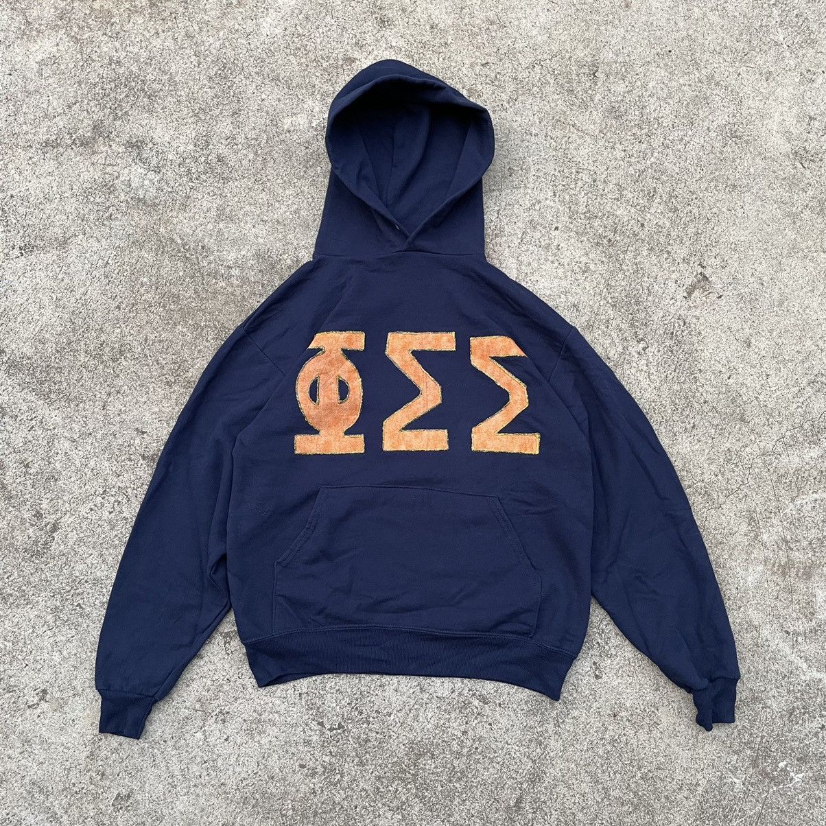 Vintage 2000 S Jerzees Navy Hoodies