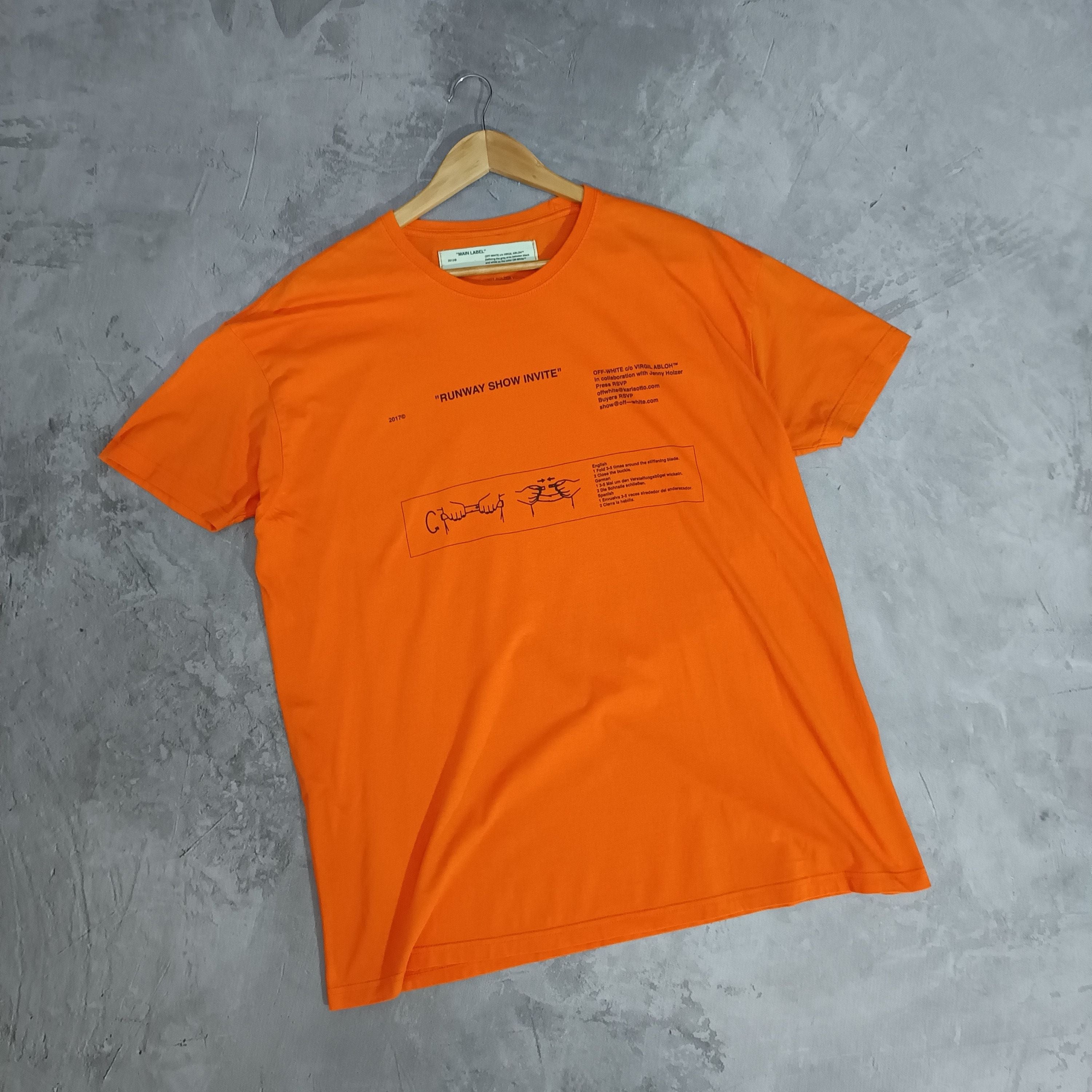 White Off White Runway Invitation Ill Never Forgive The Ocean Tee