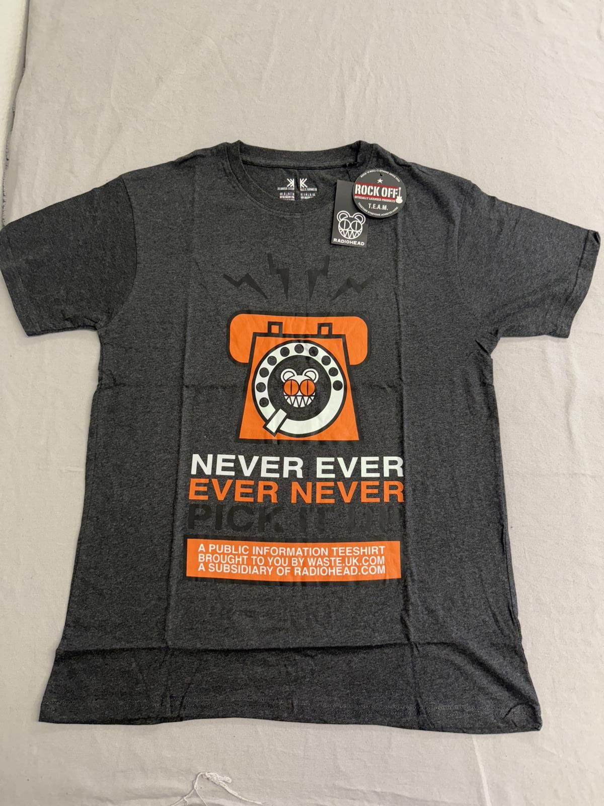 Other Radiohead Never Ever Phone T Shirt Waste Clothing L Hoodie, Sweatshirt | FlexRushtees.com