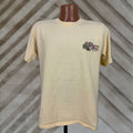 Jack Vintage Panama Jack Shirt M Men Yellow Cotton 90s Beach Hawaiian Outdoor Graphic Print T