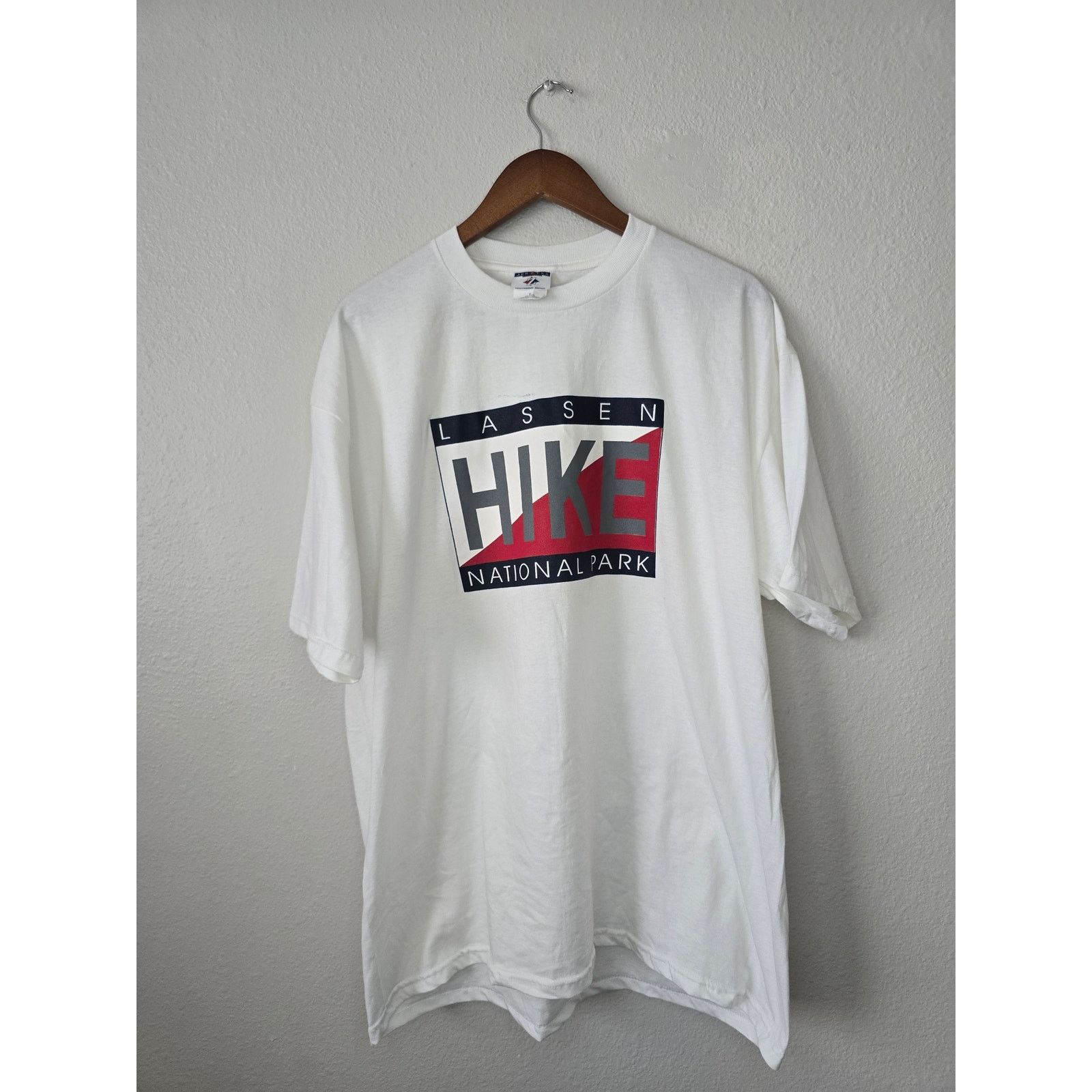 Vintage Hiking Shirt Jerzees Lassen National Park Hike Tee