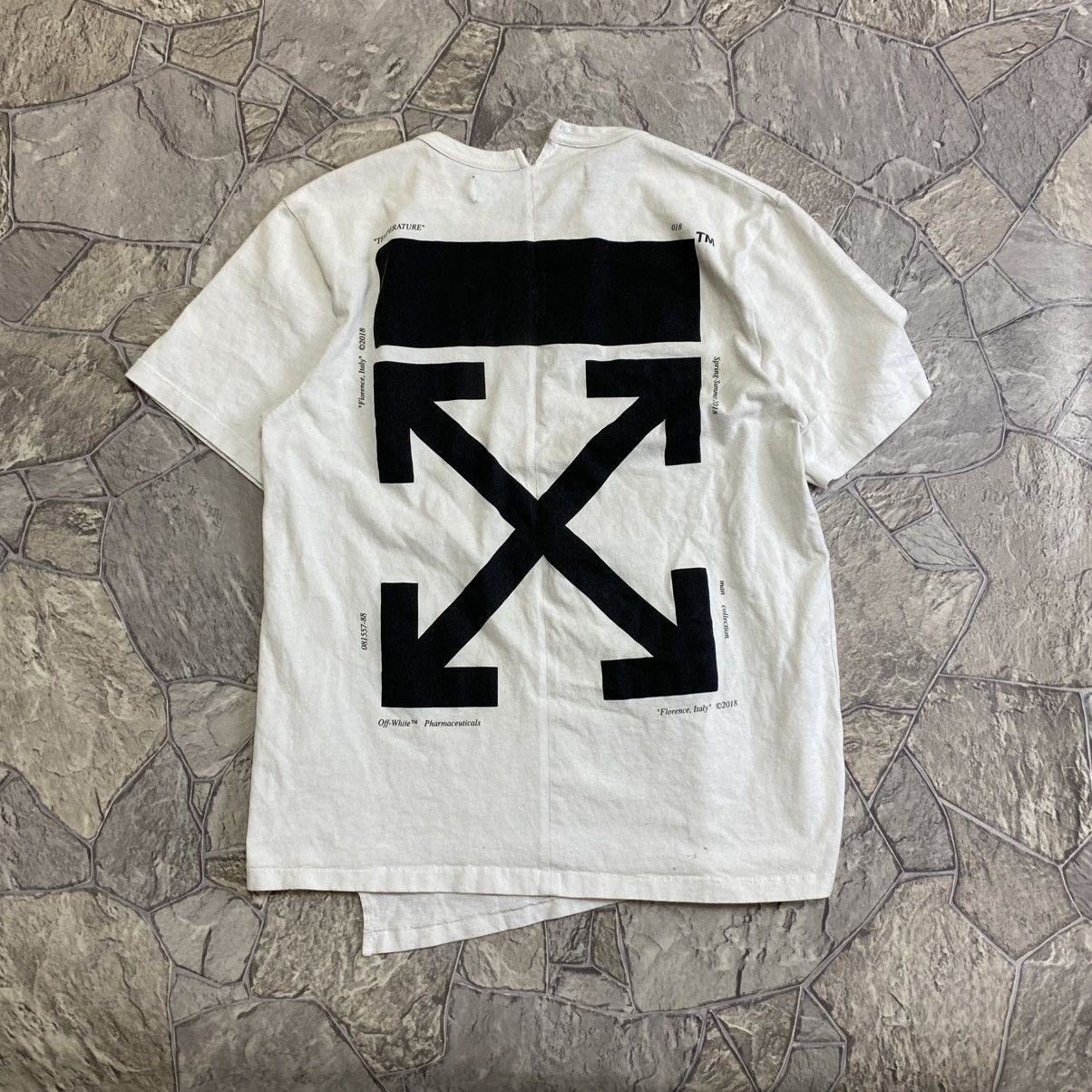 White Off White Logo T Shirt Temperature Black Hoodie, Sweatshirt | FlexRushtees.com