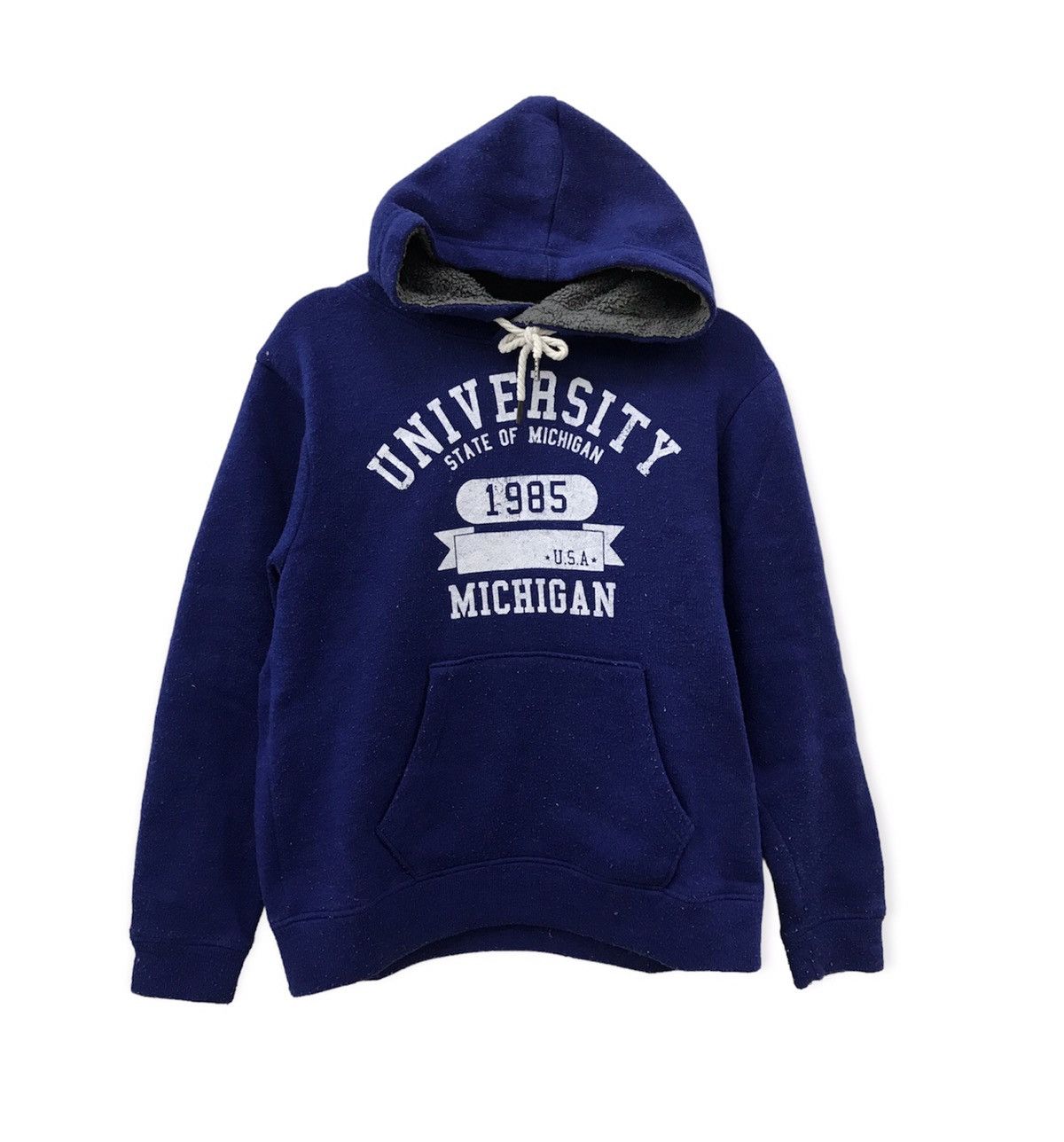 Japanese Brand Michigan University Big Printed Hoodie T-Shirts, Sweatshirt | FlexRushtees.com