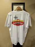 Hearts Chrome Hearts Welcome To Las Vegas Scroll Logo White Tee Hoodie, Sweatshirt | FlexRushtees.com